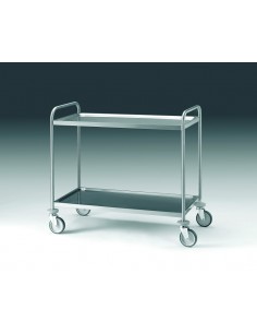 MS802Z CARRELLO INOX A 2 PIANI