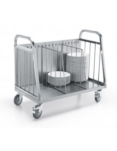 MSD CARRELLO INOX PORTAPIATTI